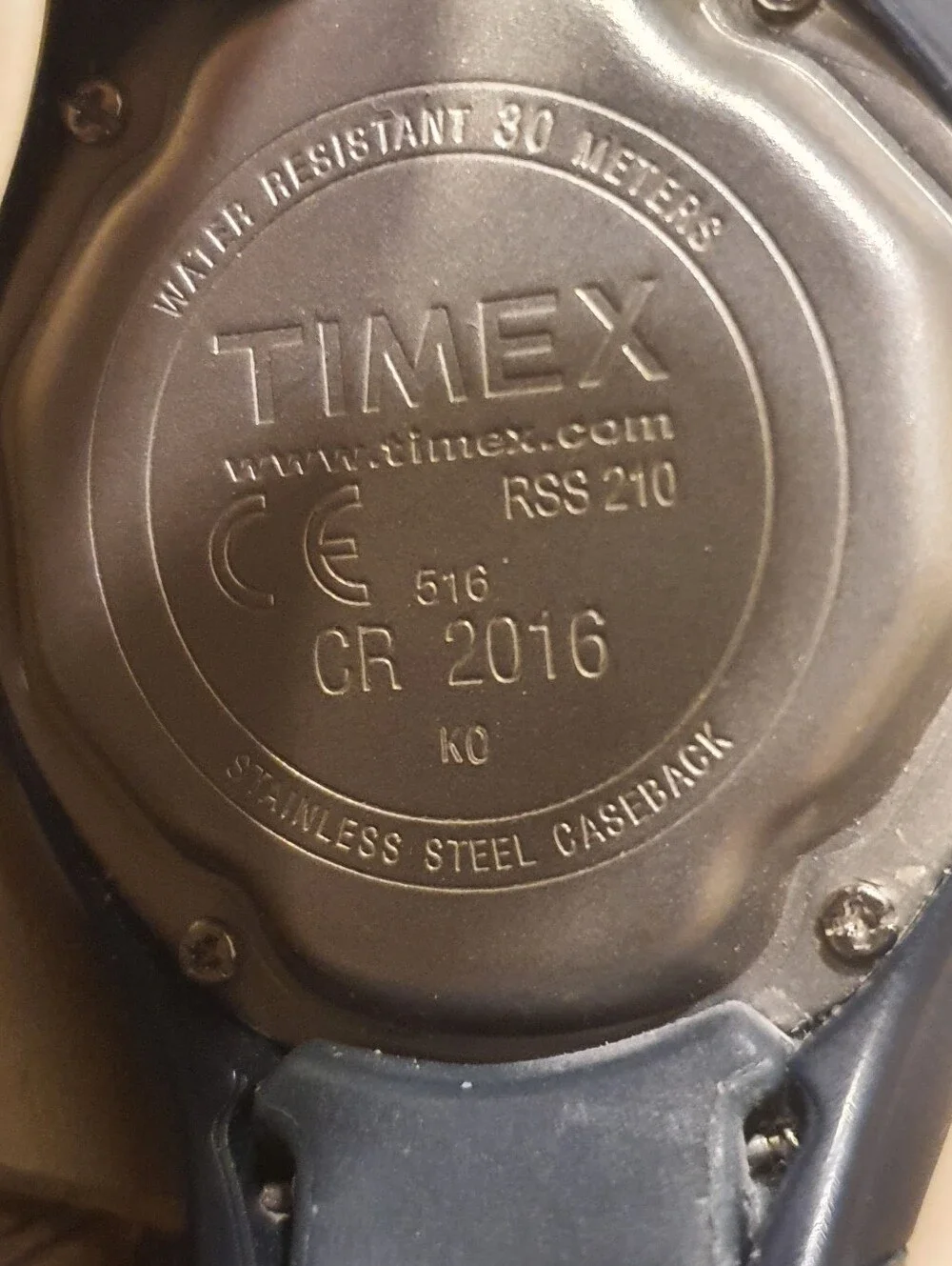 10/$20 Timex Black/Blue Digital Alarm Chrono Heart Rate Monitor Unisex Watch